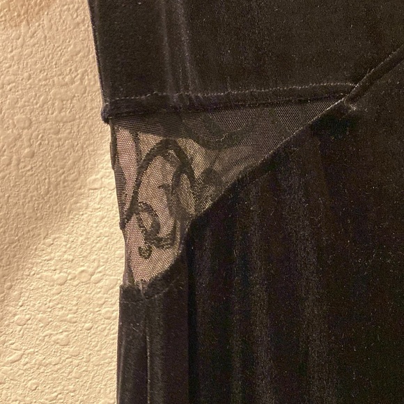 90s velvet All that Jazz maxi dress‎ - Picture 6 of 10